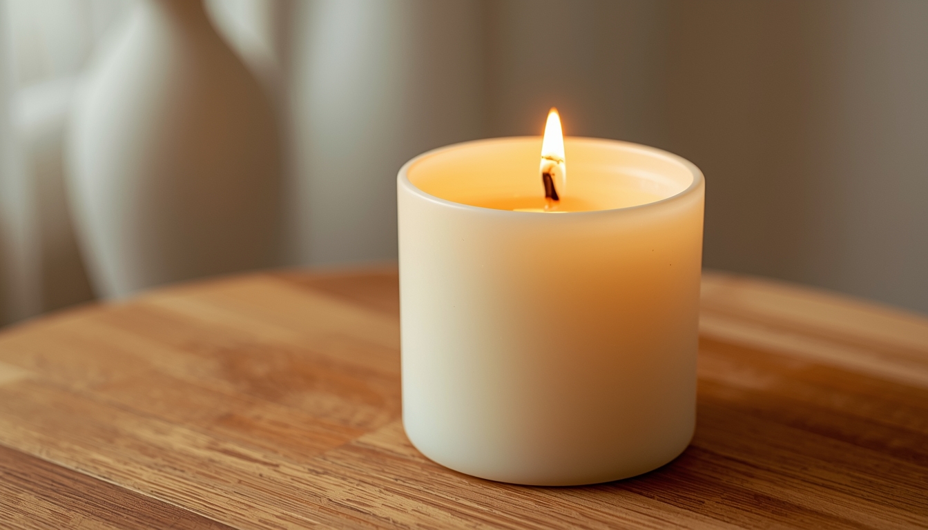 Vanilje duftlys med varm aroma fra Queblornphroxxen