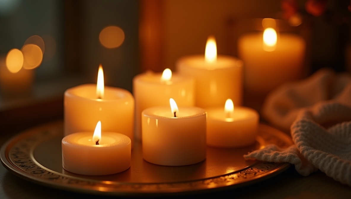 Hyggelig atmosfære med sojawax duftlys